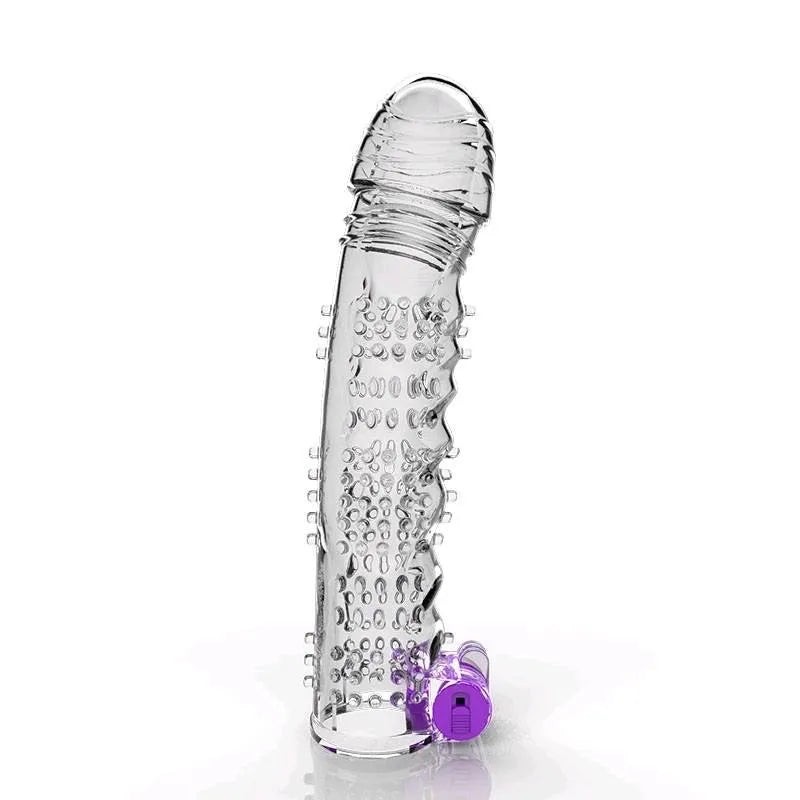 Funda Estriada con Vibrador para Hombre