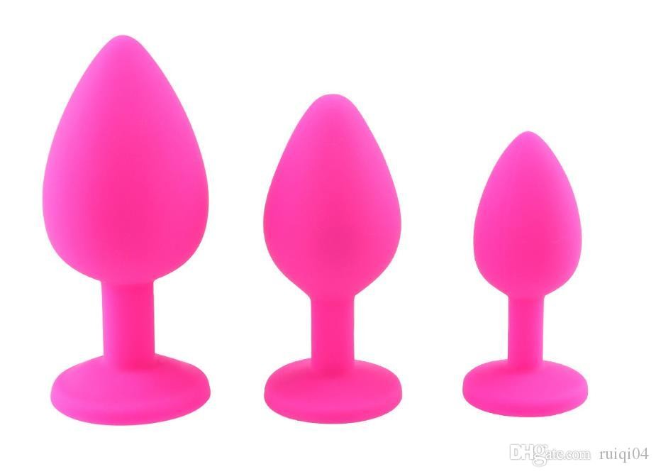Kit de 3 Plugs de Silicona, Tallas S, M y L