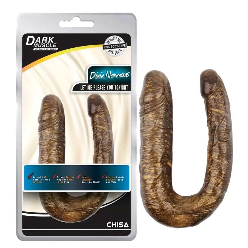 Dildo Doble Cabeza Dorado en C